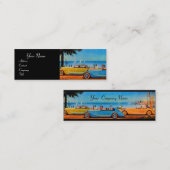 RETRO CARS - Auto-reparatie auto Mini Visitekaartje (Voorkant / Achterkant)