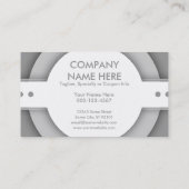 rétro carte à fond gris de timbre de fidélité (Dos)