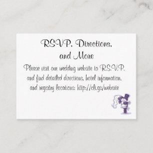 Rétro carte cursive de clôture de mariage