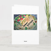 Rétro carte d'anniversaire de Madame pour lui (Dos)