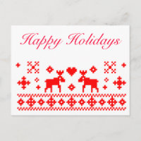 Rétro carte de Noël