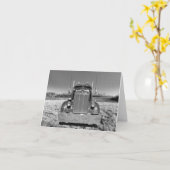 Rétro carte de note de Kenworth (Fleur jaune)