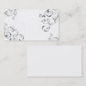 Rétro carte de visite (Devant / Derrière)