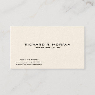 Rétro carte de visite