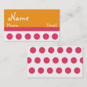 Rétro carte de visite (Devant / Derrière)