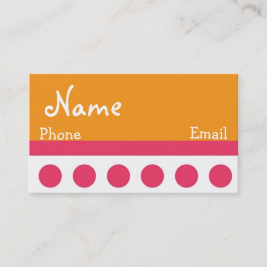 Rétro carte de visite (Devant)