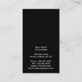 Rétro carte de visite (Dos)