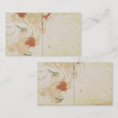 Rétro carte de visite (Devant / Derrière)