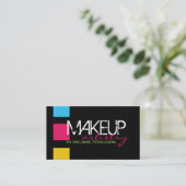 RÉTRO CARTE DE VISITE AUDACIEUX DE MAQUILLEUR (Debout devant)