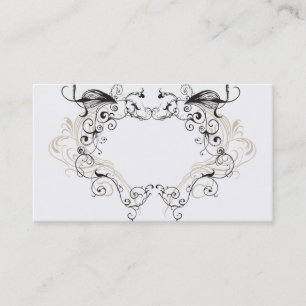 Rétro carte de visite de cadre