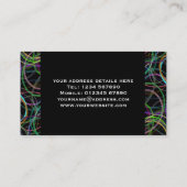 Rétro carte de visite de conception (Dos)