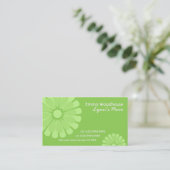 Rétro carte de visite de maman de fleurs (Debout devant)