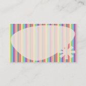 Rétro carte de visite de rayures (Dos)