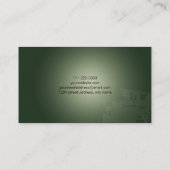 Rétro carte de visite d'illustration du cru TV (Dos)