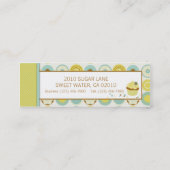 Rétro carte de visite doux (Dos)