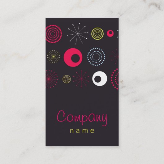 Rétro carte de visite génial (Devant)