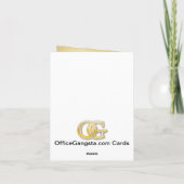 Rétro carte de vodka (Dos)