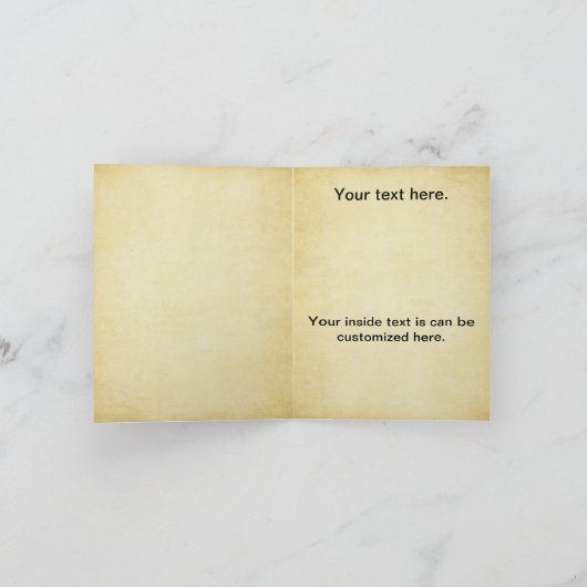 Rétro carte de vodka (Intérieur)