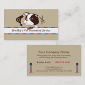 Rétro carte mignonne d'entreprise de services de (Devant / Derrière)