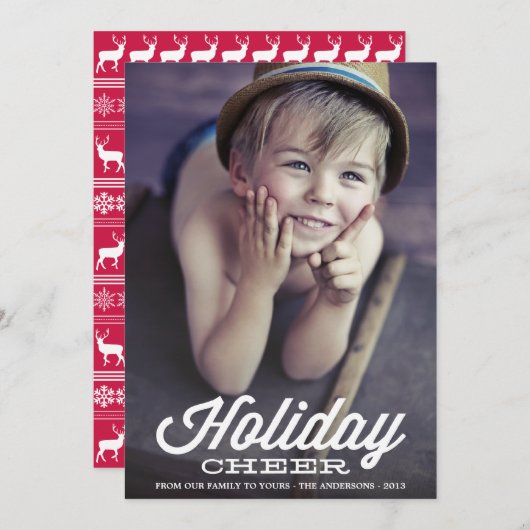 RÉTRO CARTE PHOTO DE VACANCES DE L'ACCLAMATION (Devant / Derrière)