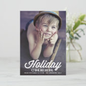 RÉTRO CARTE PHOTO DE VACANCES DE L'ACCLAMATION (Debout devant)