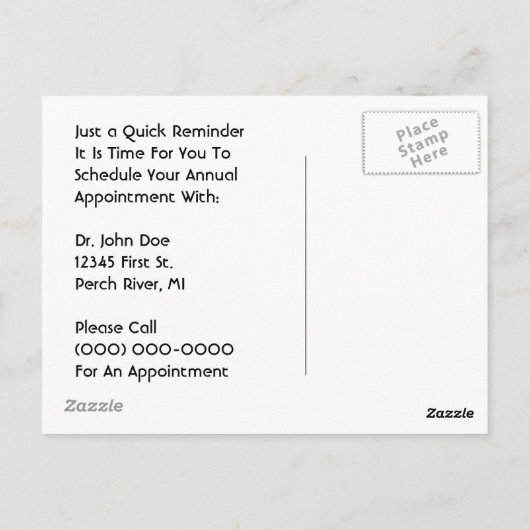 Retro Carte postale Le Rendez-vous par la poste PC (Dos)