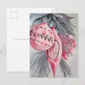 Rétro carte postale vintage de vacances d'ampoules (Devant / Derrière)