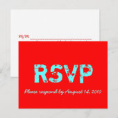 Rétro carte RSVP (Devant / Derrière)
