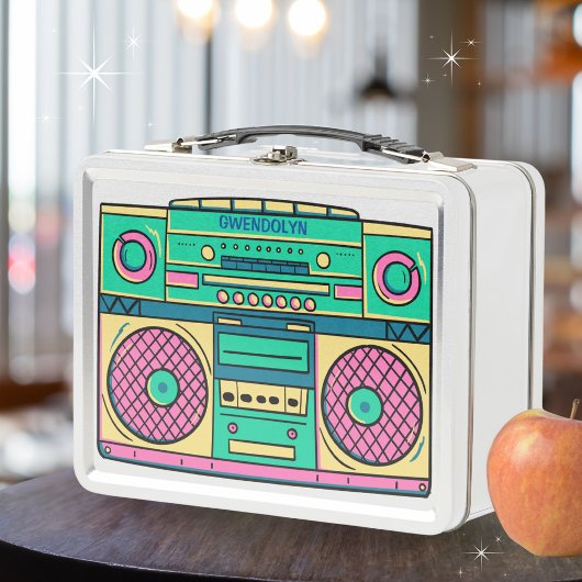 Retro Cartoon Boombox Custom