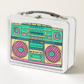 Retro Cartoon Boombox Custom (Voorkant)