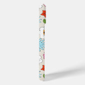 Retro Cartoon Flowers Whimsical Happy Fun Case-Mate iPhone Case (Achterkant / Rechts)