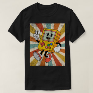 Retro Cartoon Handheld Gamer Console T-shirt