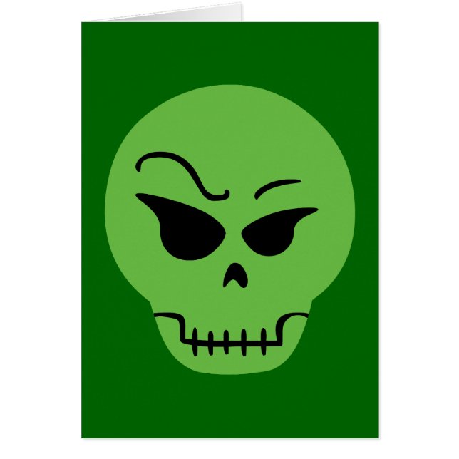 Retro Cartoon schedel (Voorkant)