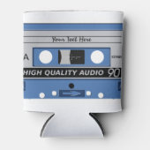 Retro Casette Tape Aangepaste koelbox Blikjeskoeler (Voorkant)