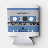 Retro Casette Tape Aangepaste koelbox Blikjeskoeler (Achterkant)