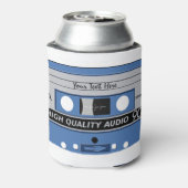 Retro Casette Tape Aangepaste koelbox Blikjeskoeler (Blikje Achterkant)