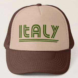 Rétro casquette de camionneur de l'Italie