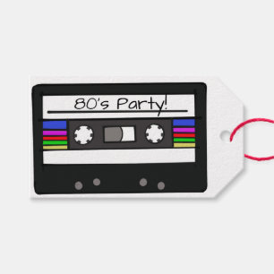 "Retro Cassette" Cadeaulabel