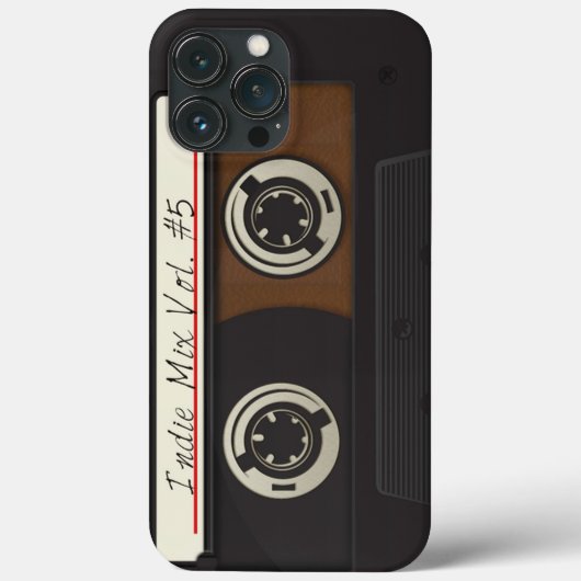 Retro  cassette Case-Mate iPhone case (Achterkant)