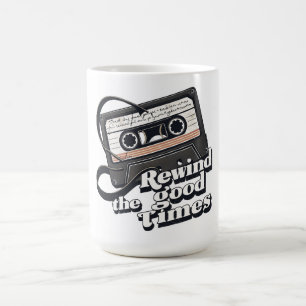 Retro Cassette Design voor liefhebbers van nostalg Koffiemok