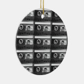 Retro Cassette Keramisch Ornament (Rechts)