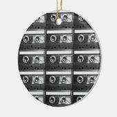 Retro Cassette Keramisch Ornament (Links)