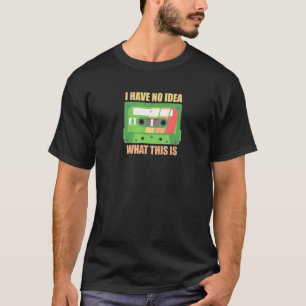Retro Cassette Mix tape ik heb geen idee wat ik hi T-shirt