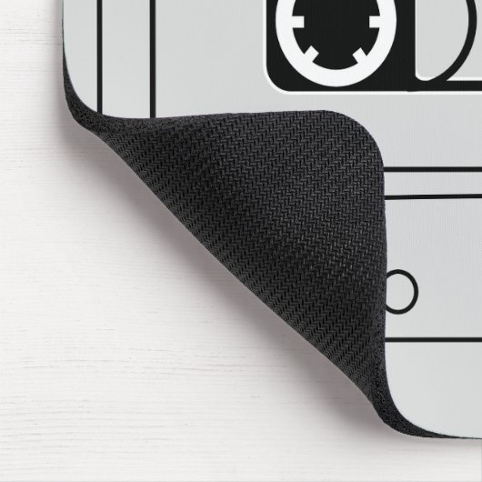 Retro cassette muziek muismat (Hoek)