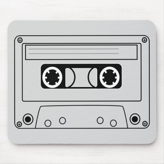 Retro cassette muziek muismat (Voorkant)