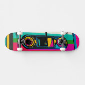 Retro Cassette pop stijl Skateboard (Horizontaal)