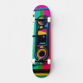 Retro Cassette pop stijl Skateboard