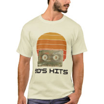 Retro Cassette T-shirt:  vibes ontketend!