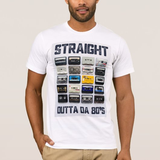 Retro, , cassette tape leuk T-shirt (Voorkant)