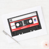 RETRO CASSETTE TAPE STICKER les années 70 80s 90s (Enveloppe)